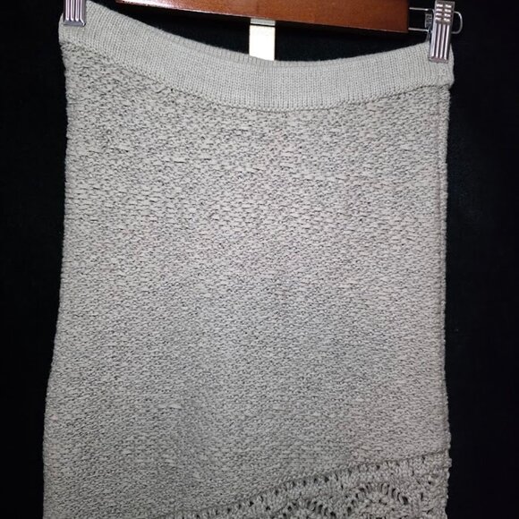 BCBG Max Azria Fringe and Crochet Asymmetrical Pencil Skirt XS - Picture 3 of 7